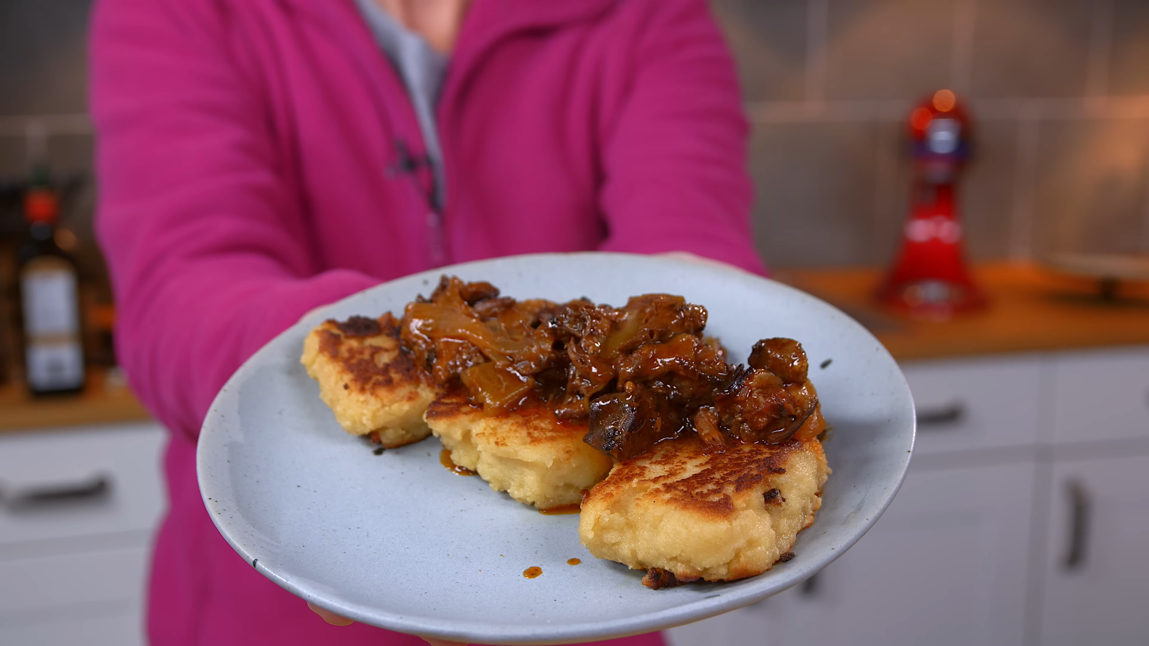 My mom's pepper beef with Roman gnocchi recipe