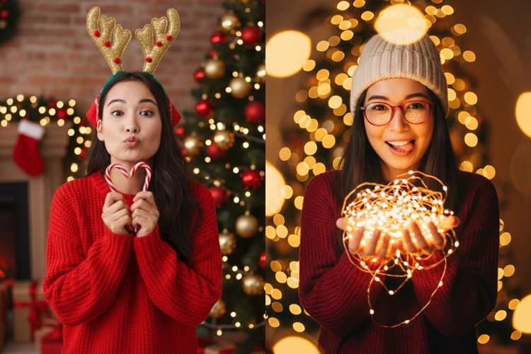 20 Teks Natal Seru untuk Foto Gemini AI