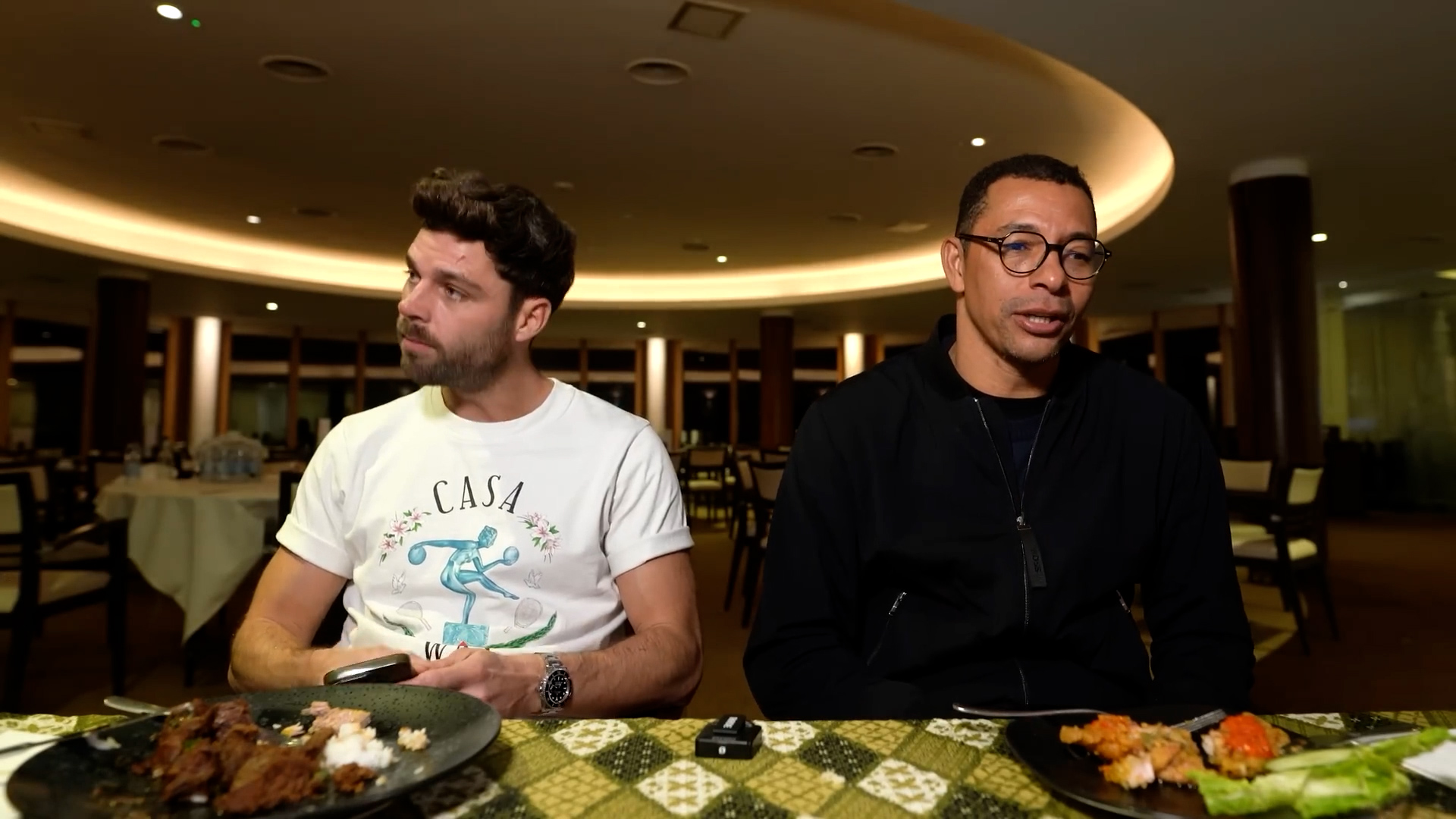 I flew 7,000 miles to cook for Arsenal legends