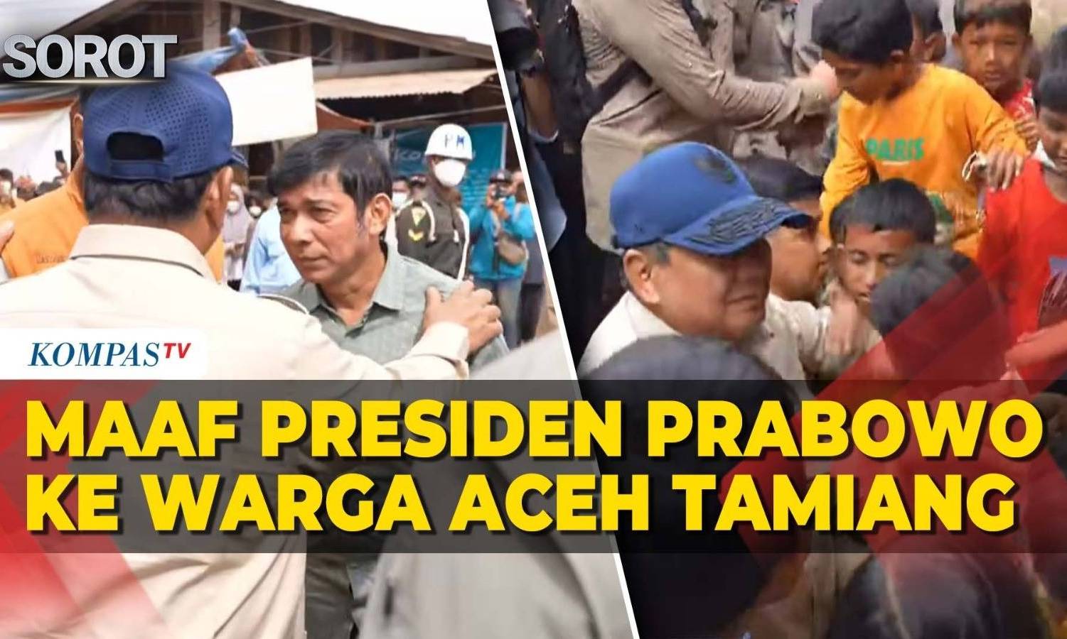 Prabowo Minta Maaf ke Warga Aceh Tamiang