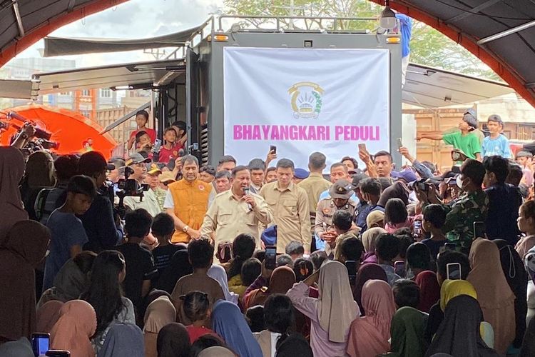 Prabowo di Aceh Tamiang: Pemerintah Siap Bantu Semua