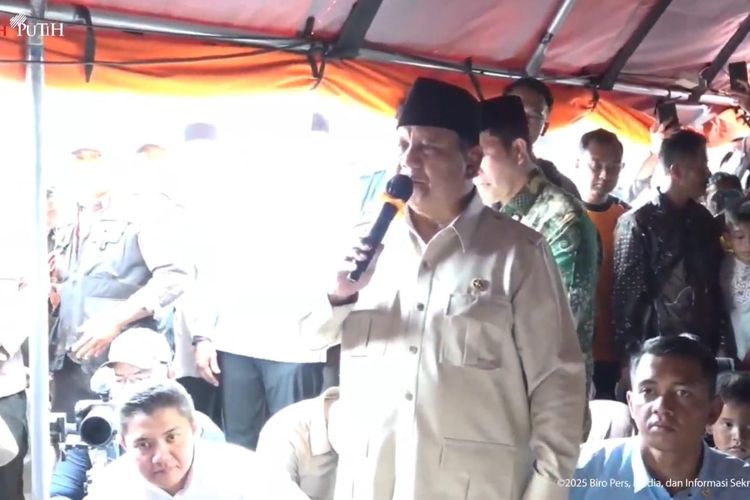 Dari Aceh Tamiang, Prabowo Cek Korban Banjir dan Longsor di Takengon