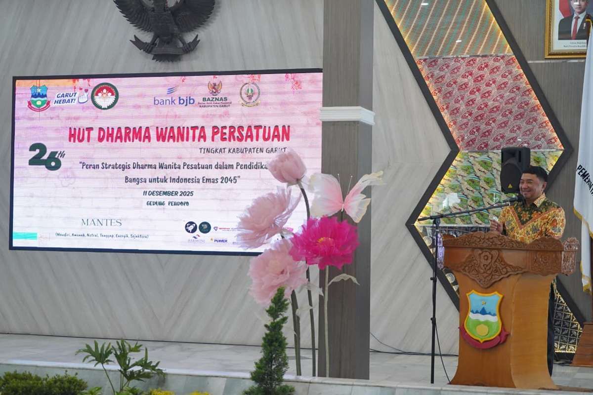 DWP Garut Genap 26 Tahun, Bupati Syakur Akui Kepedulian Istri Jadi Kunci Sukses PNS