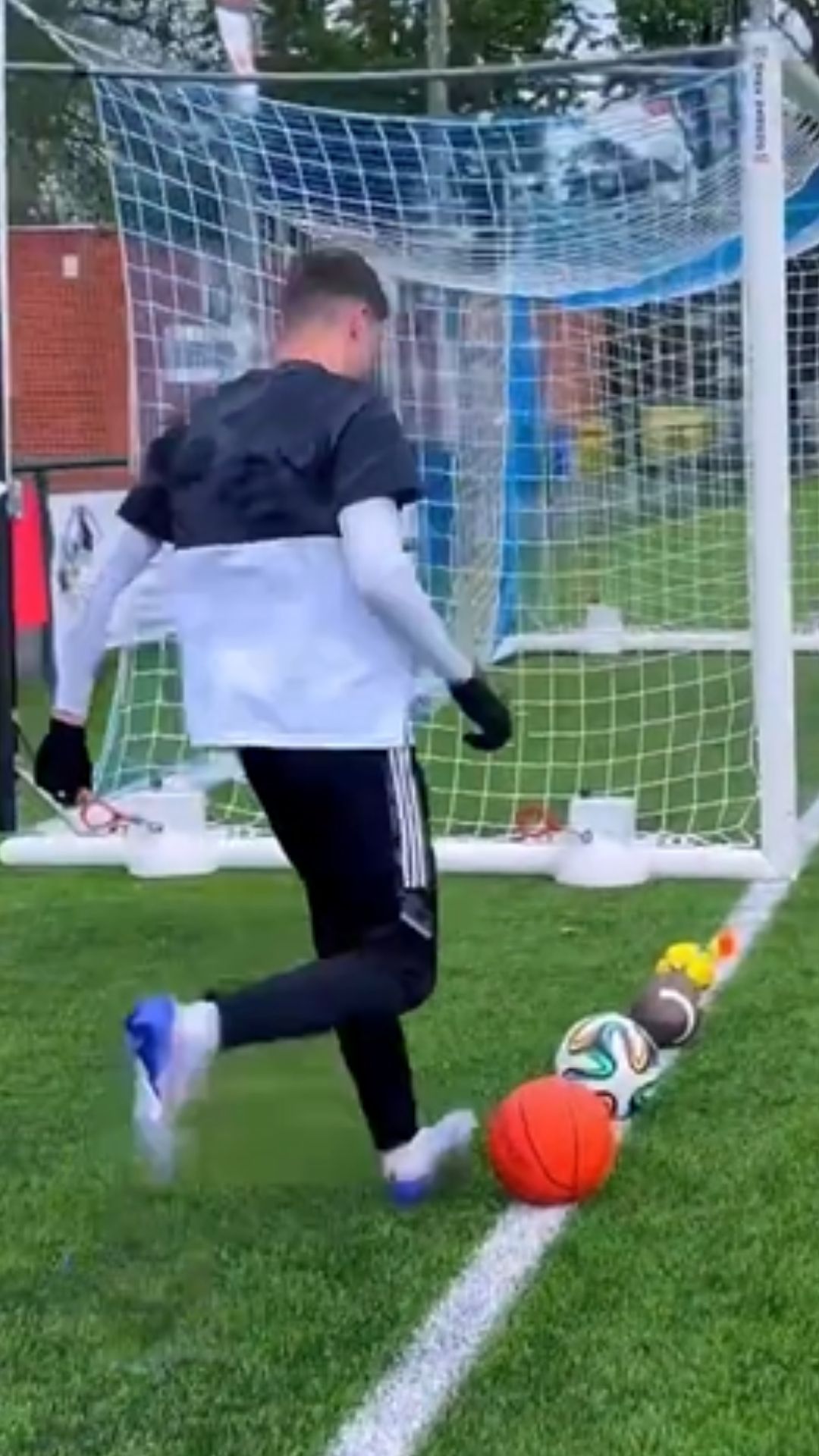 Curve shot challenge vs Kieran Brown