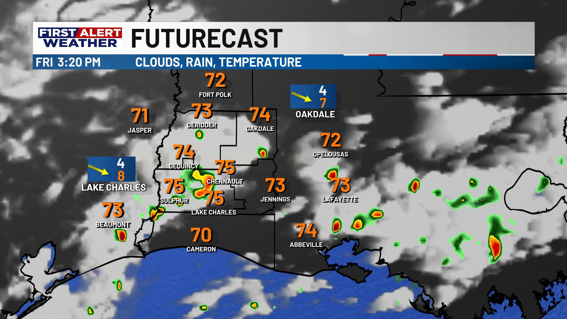 First alert forecast: Spotty rain chances heading into the weekend ...