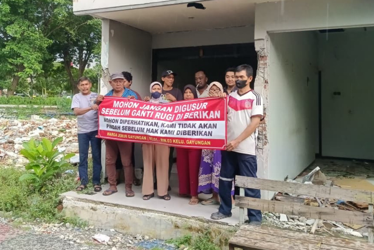 Drama proyek flyover Surabaya, warga Taman Pelangi diancam digusur tanpa kompensasi