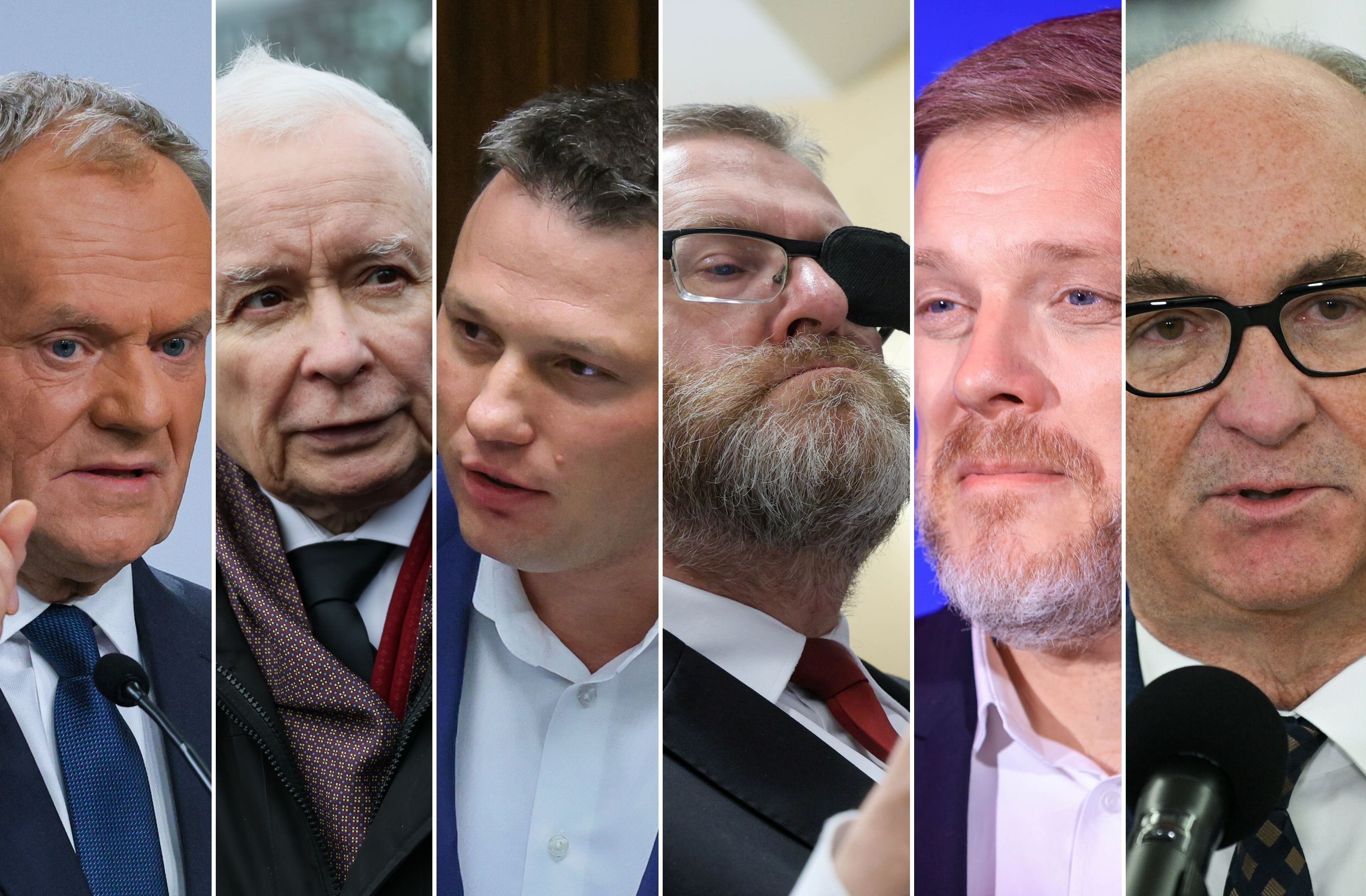 Nowy sondaż: KO na czele, sześć partii w Sejmie