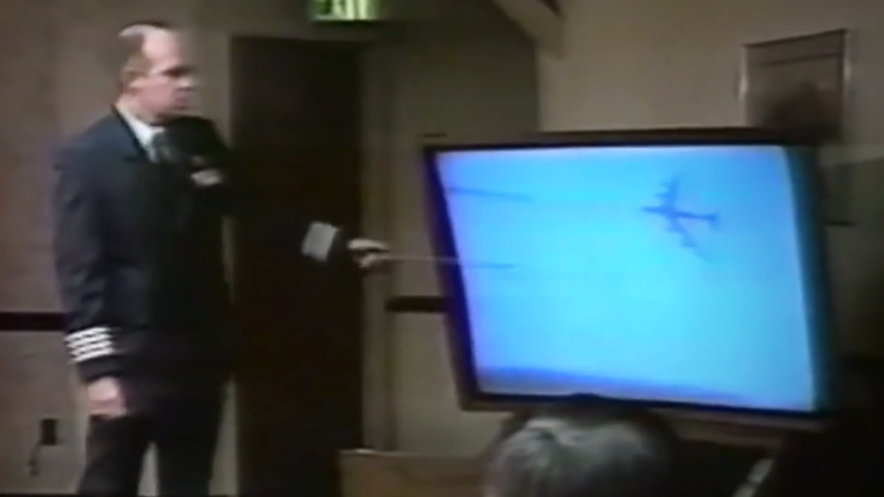 The forbidden footage Watch the moment a B52 bomber stalled and exploded