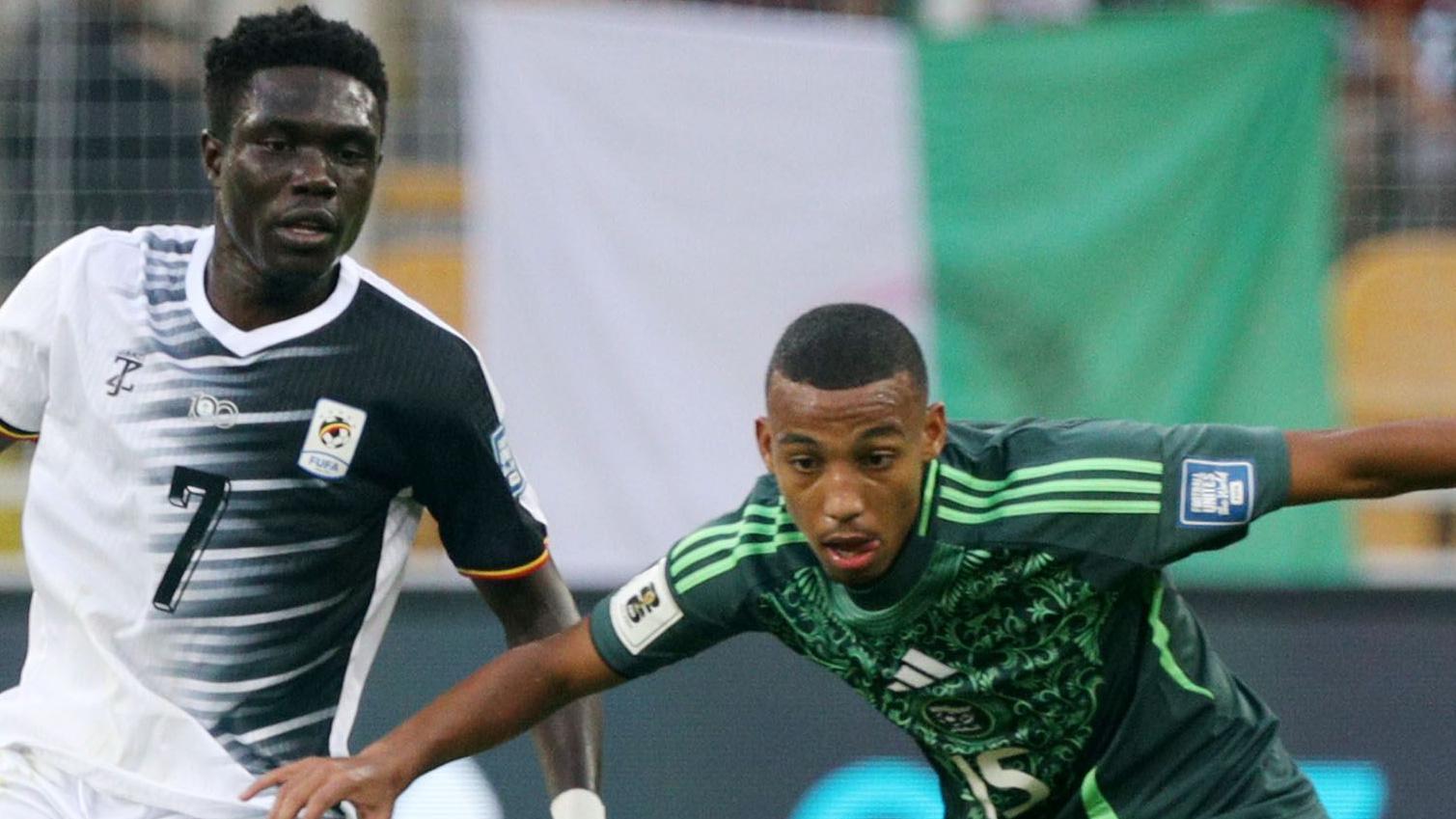 Rogers Mato (left) is the joint-top scorer in North Macedonia's top flight this season with 12 goals