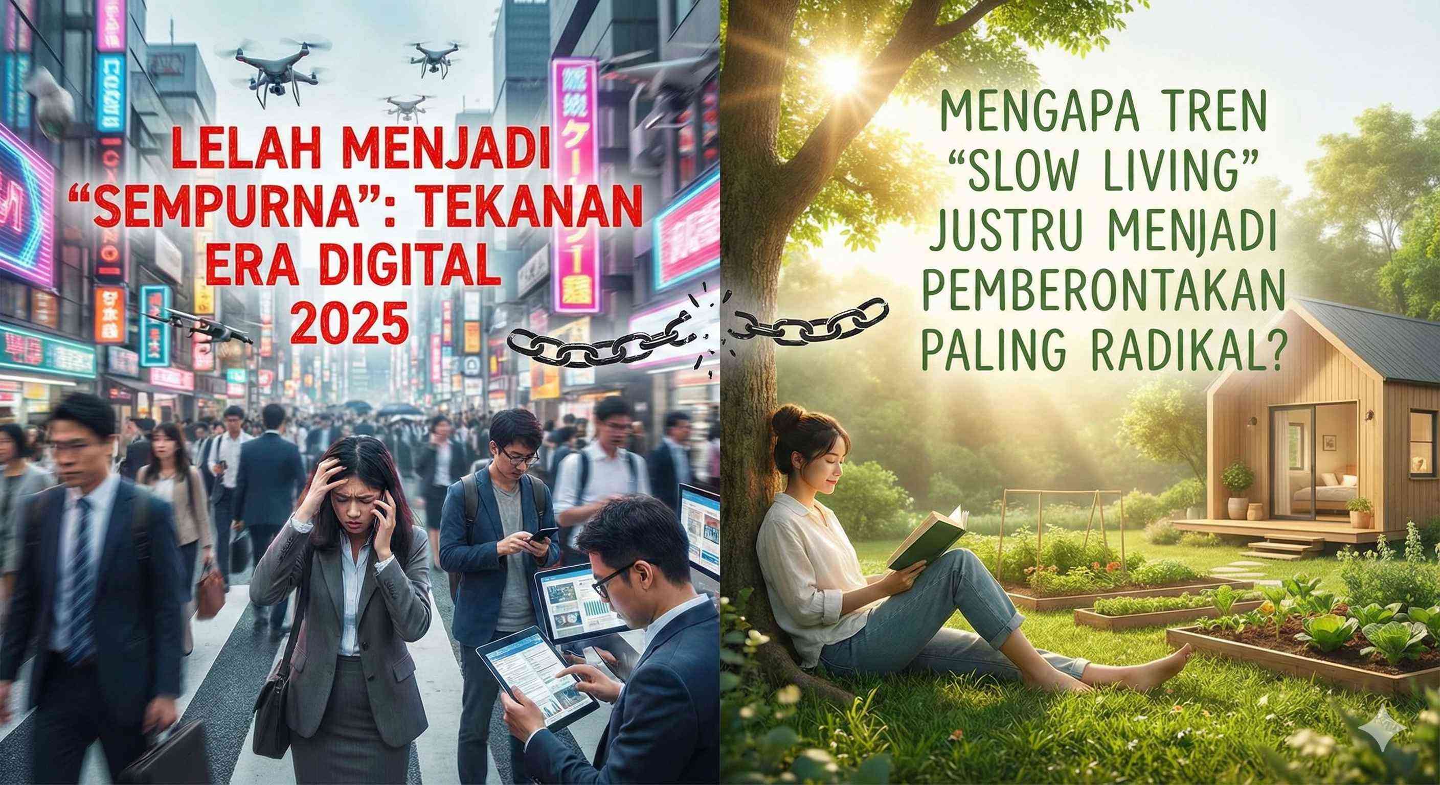 Lelah Menjadi Sempurna: Mengapa Slow Living Jadi Pemberontakan Terbesar 2025?