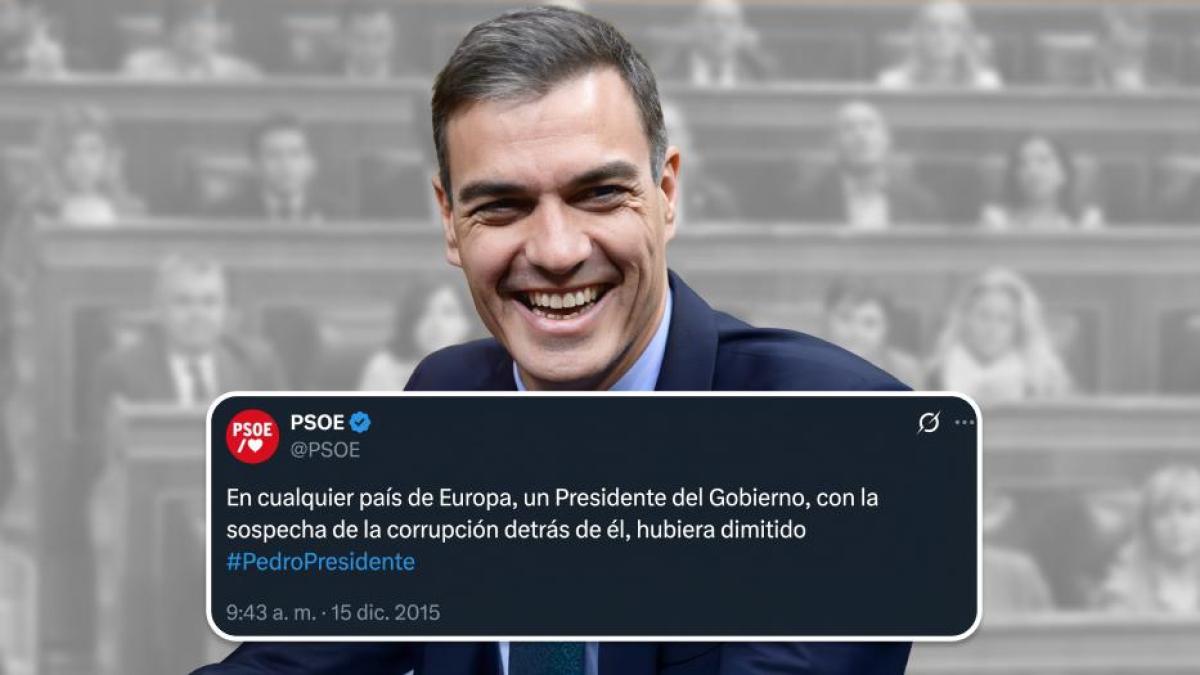 La hemeroteca deja en evidencia a Sánchez: así pedía dimisiones por sospecha de corrupción