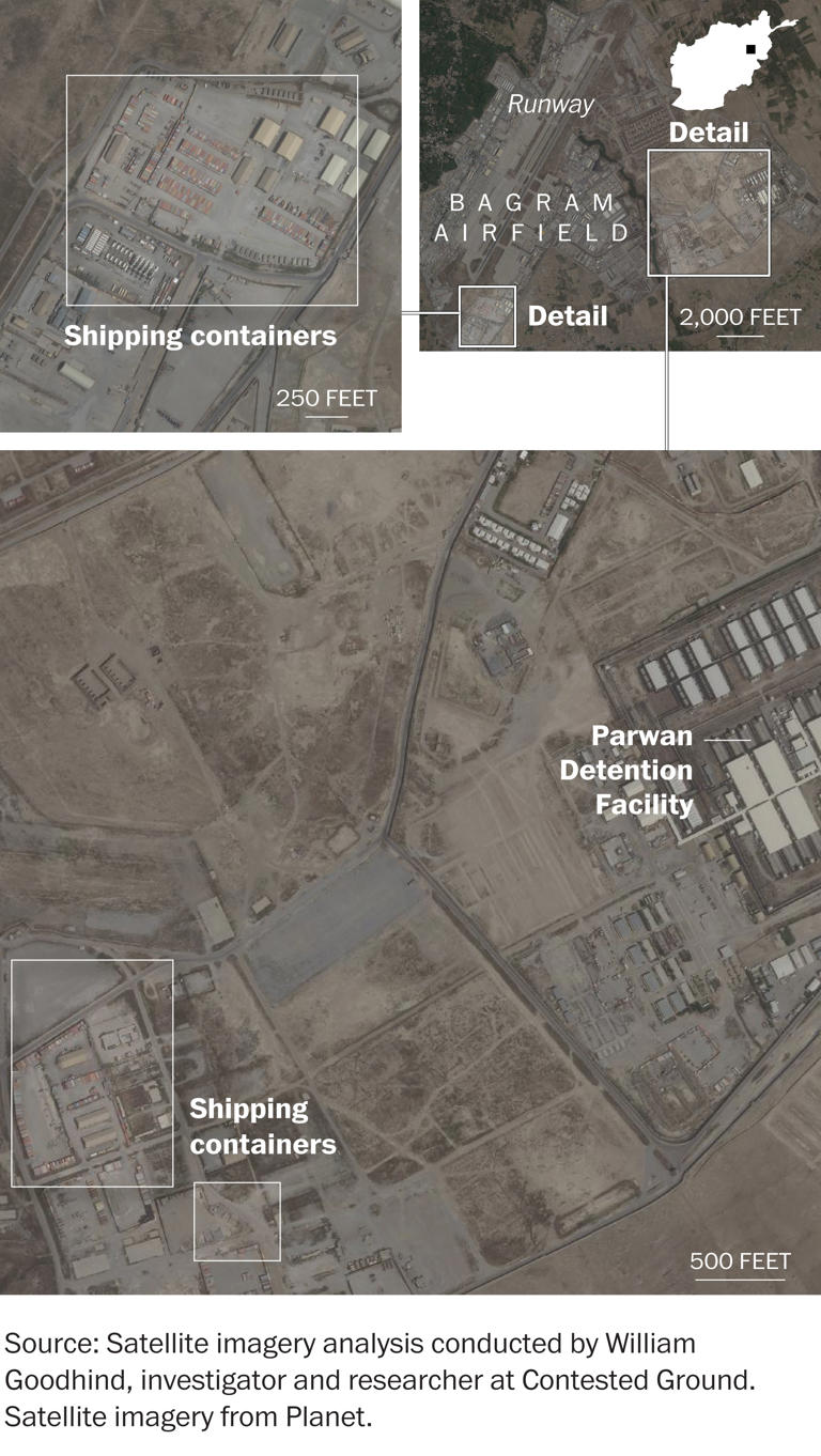 Trump wants Bagram back. Satellite images show how the Taliban are using it.