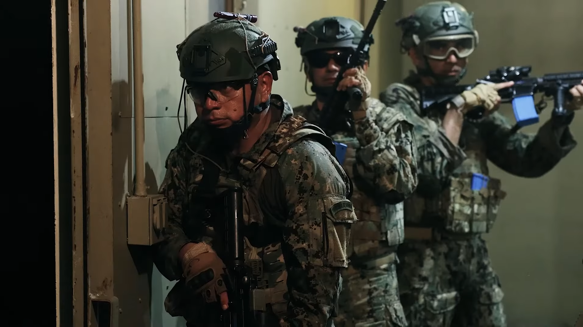 US and partner forces train together
