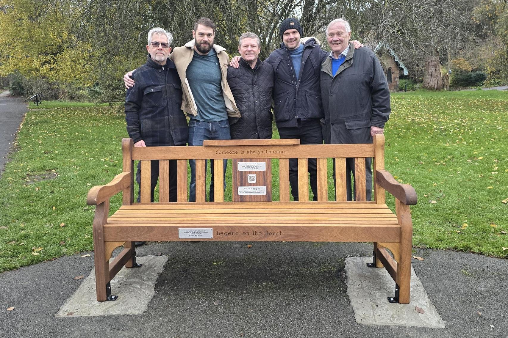 ‘Someone is always listening’: New suicide prevention bench installed ...