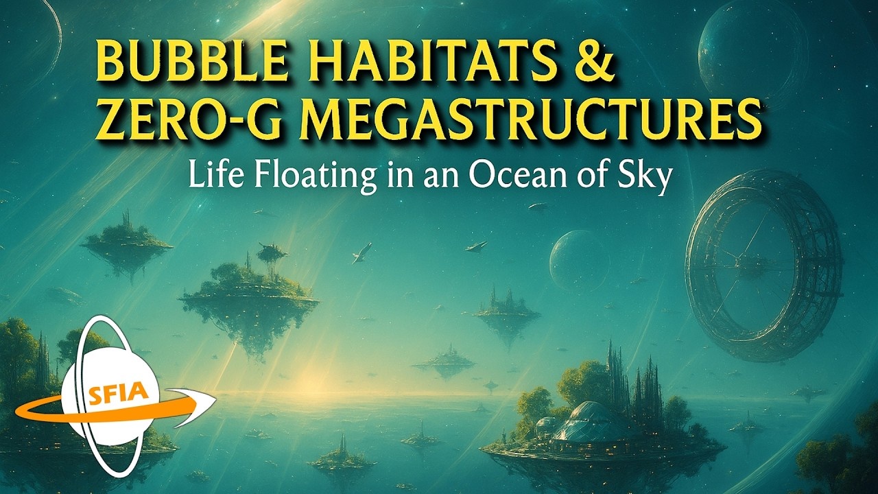 Bubble habitats & zero G megastructures: Life floating in an ocean of sky