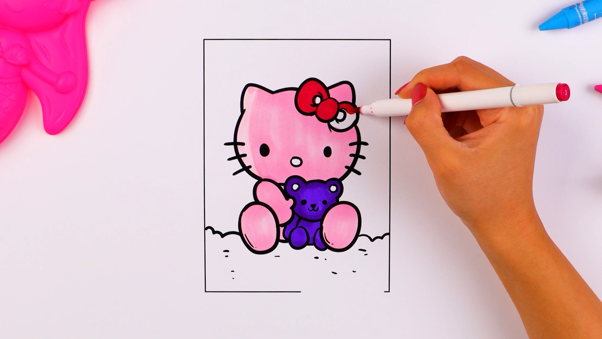 Coloring fun activity for kids and toddlers
