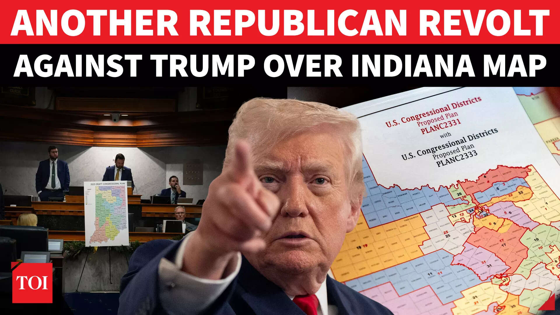 Republicans defy Trump; shock vote blocks new Indiana map ahead of 2026 ...