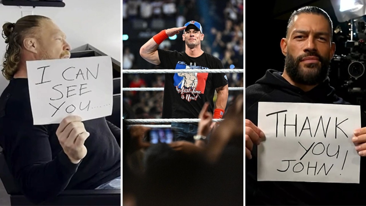Image for I can see you: John Cena gets tribute from Lesnar, Reigns ahead of WWE retirement