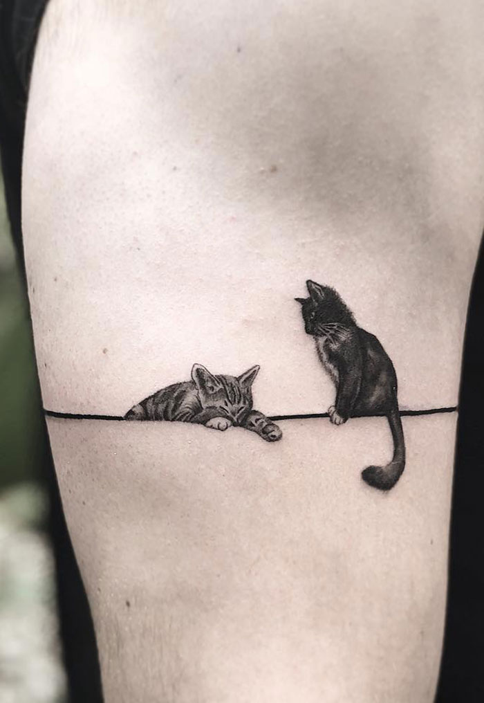 33 People Who Got Absolutely Awesome Cat Tattoos