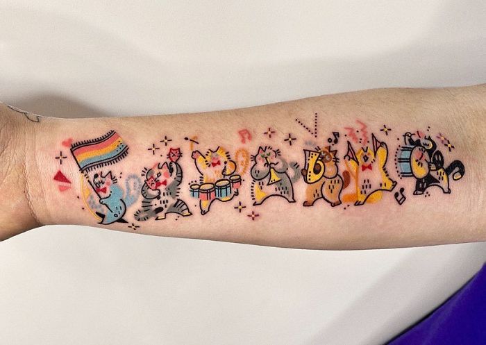 33 People Who Got Absolutely Awesome Cat Tattoos