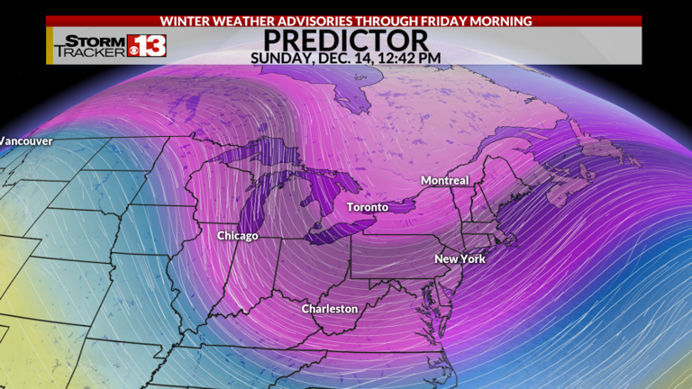 Arctic air rushes in with winter storm set for Saturday night; warmer ...