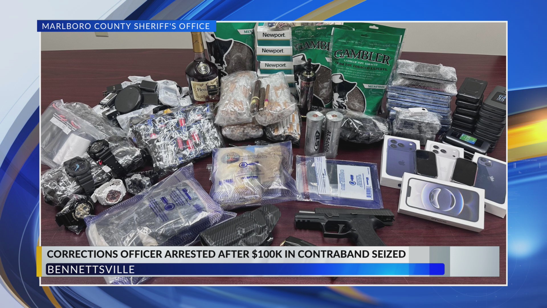 Correctional officer arrested with over $100K in drugs, contraband in ...