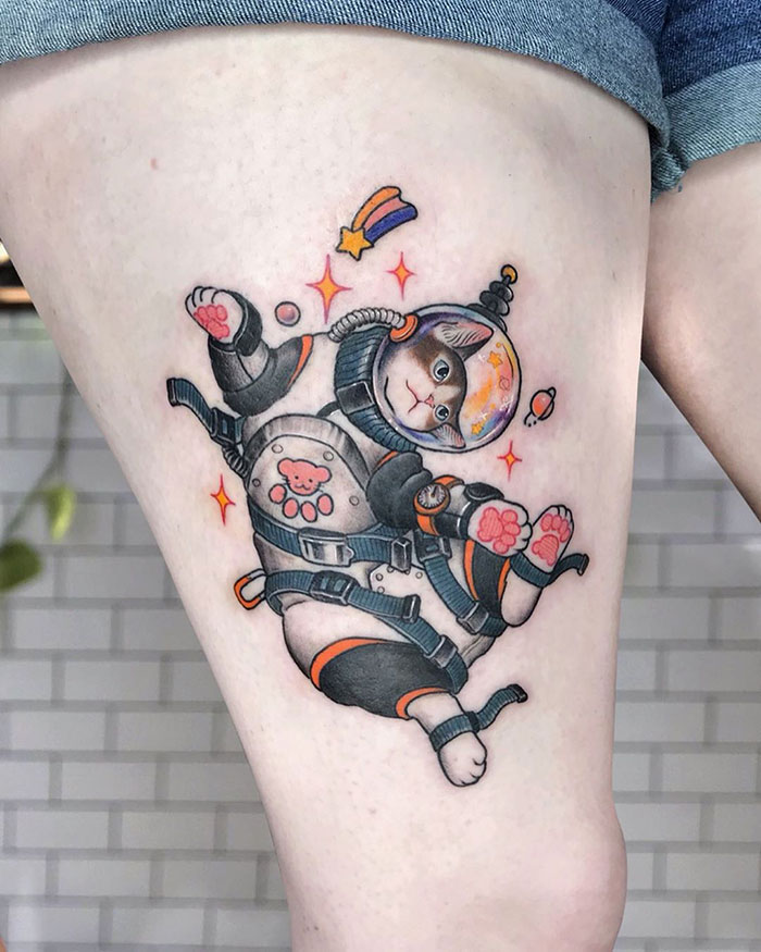 33 People Who Got Absolutely Awesome Cat Tattoos