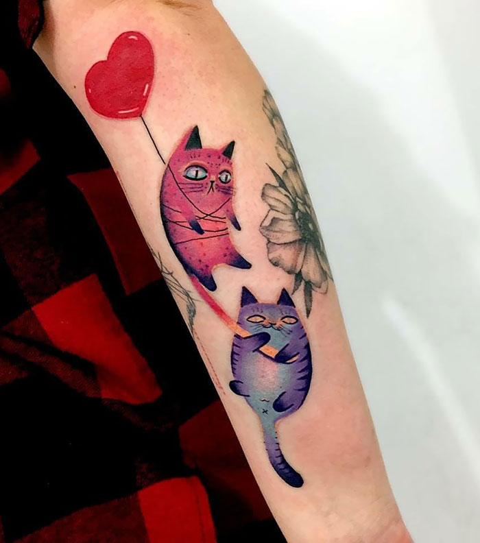 33 People Who Got Absolutely Awesome Cat Tattoos
