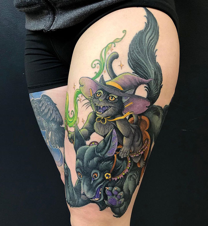 33 People Who Got Absolutely Awesome Cat Tattoos