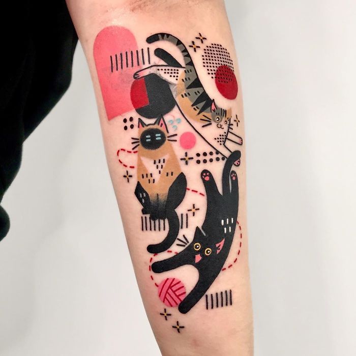 33 People Who Got Absolutely Awesome Cat Tattoos