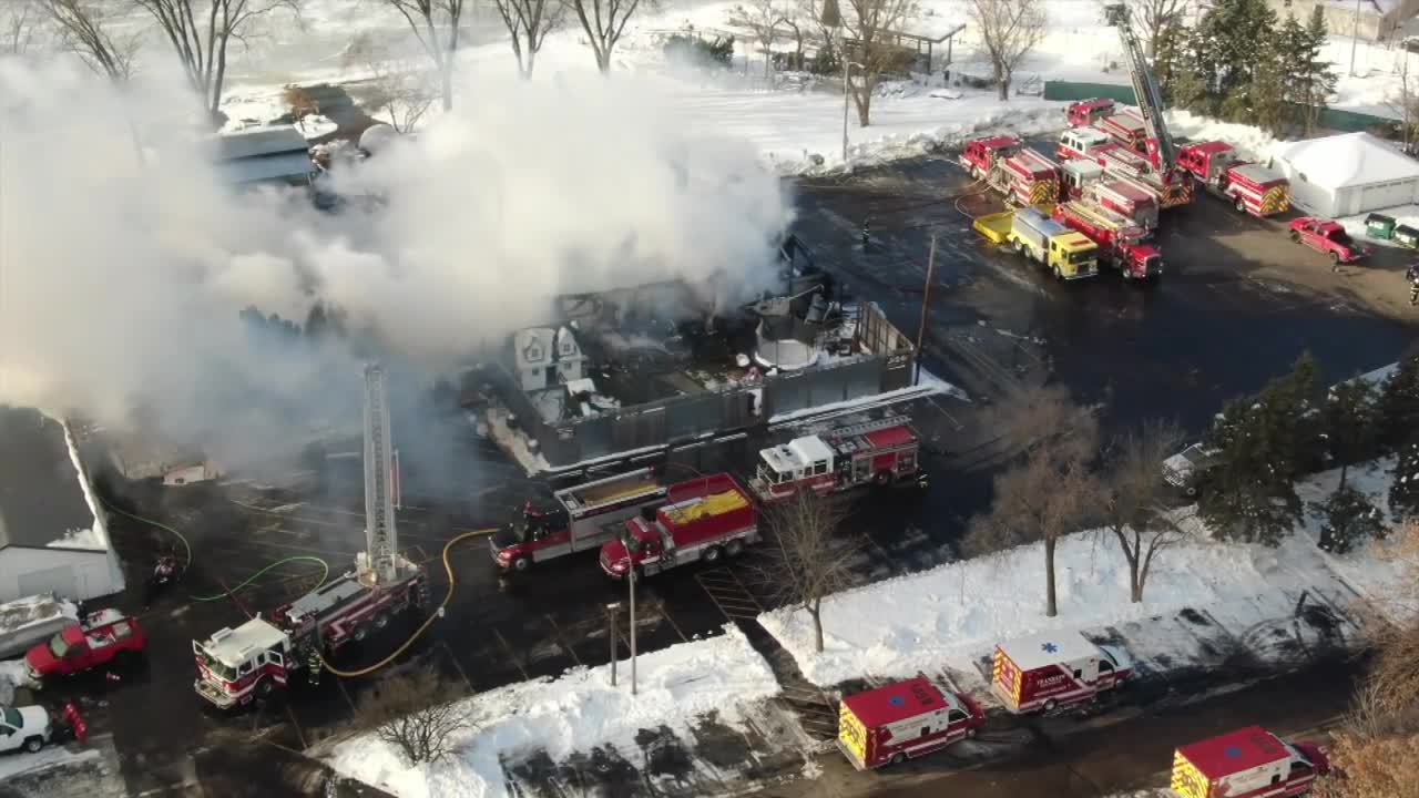 Drone footage captures aftermath of fire that tore through Bass Bay ...