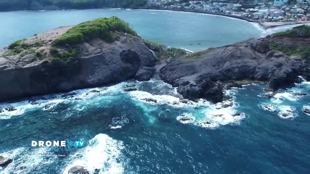 Vistas de las islas del Caribe desde un dron, parte 5