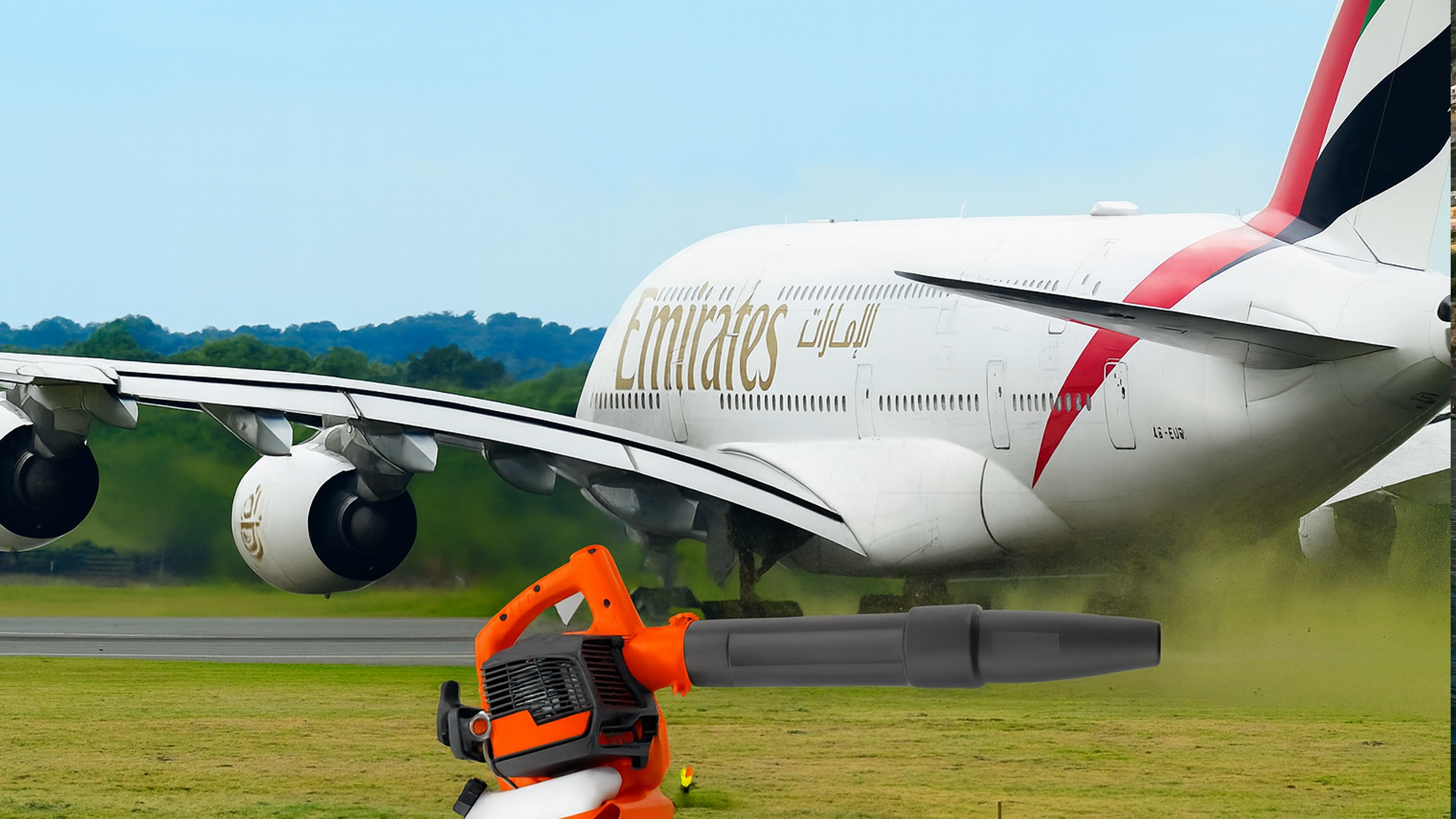 A380 shows massive jet power