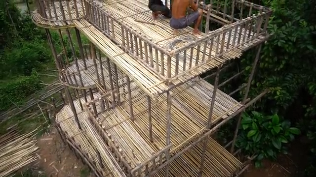 Why we chose primitive technology to build a two-story jungle villa