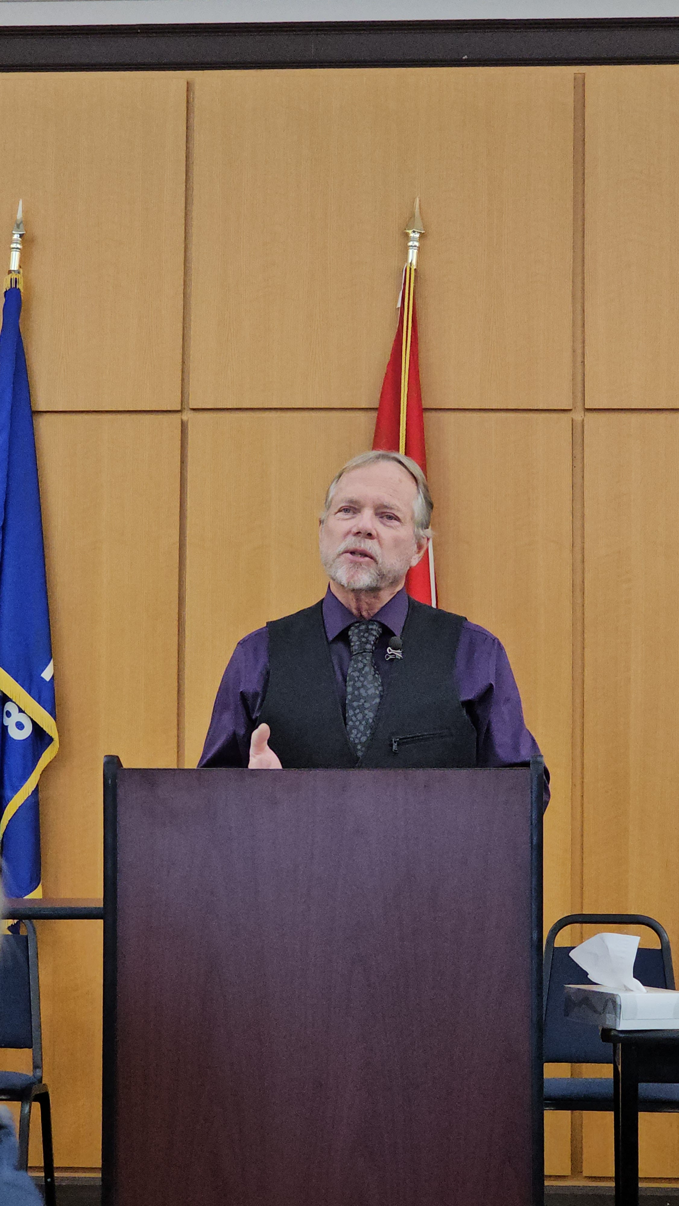 Ray Reser announces run for Portage County executive to supporters