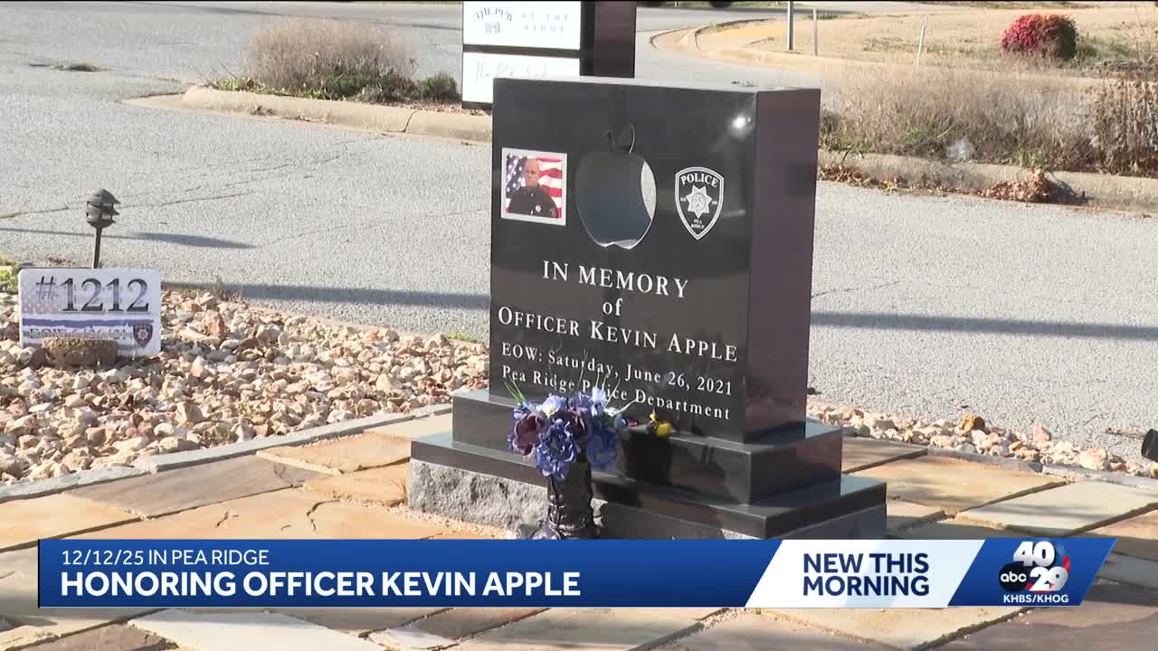 Pea Ridge, Arkansas honors fallen officer Kevin Apple