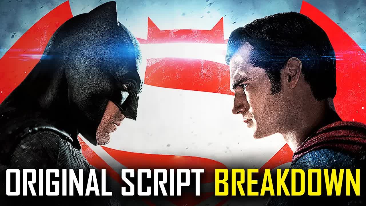 Batman v Superman world's finest original script breakdown | Joker ...