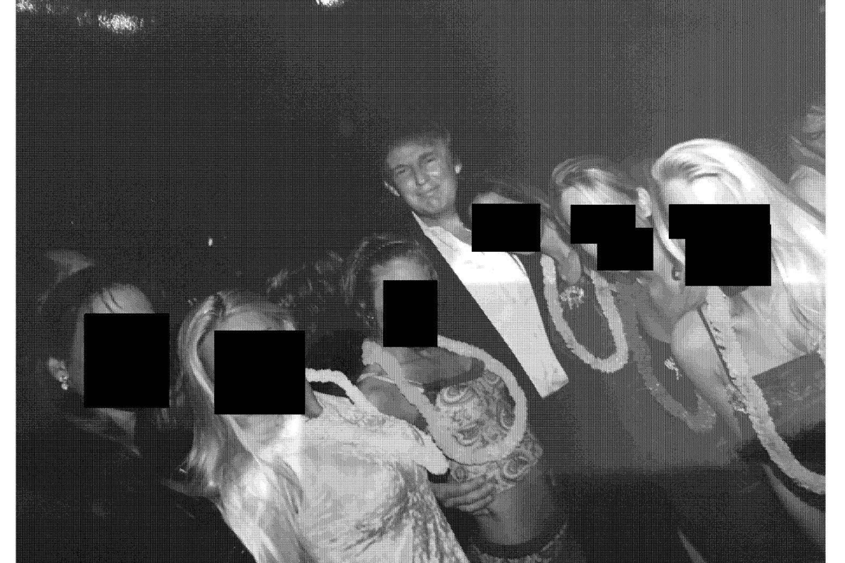 New photos show Trump with women at Epstein estate
