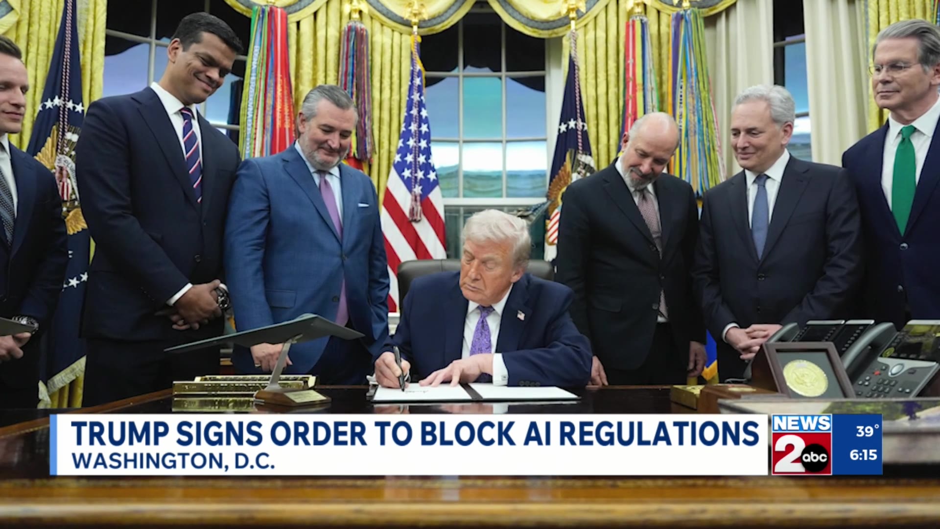 Trump signs order to block AI regulations