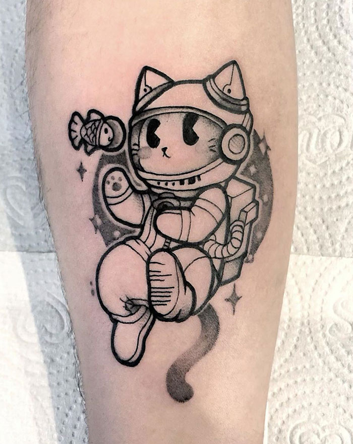 33 People Who Got Absolutely Awesome Cat Tattoos