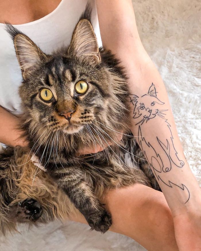 33 People Who Got Absolutely Awesome Cat Tattoos