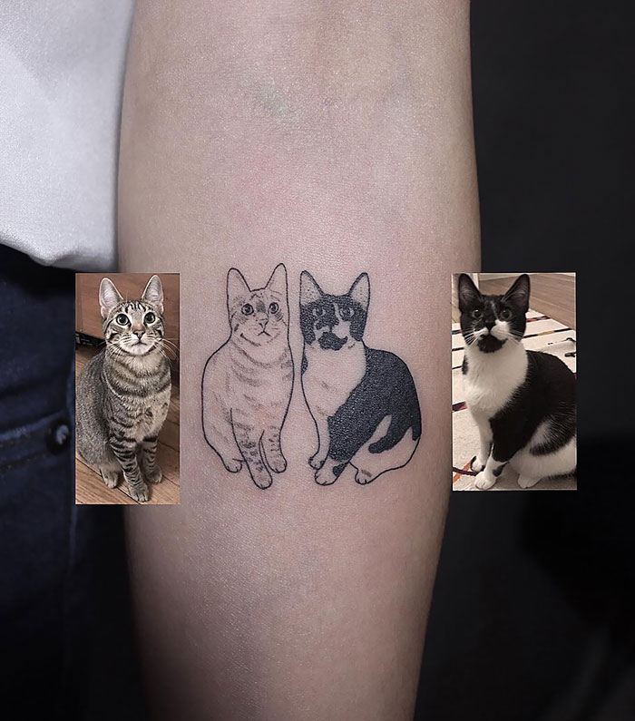 33 People Who Got Absolutely Awesome Cat Tattoos