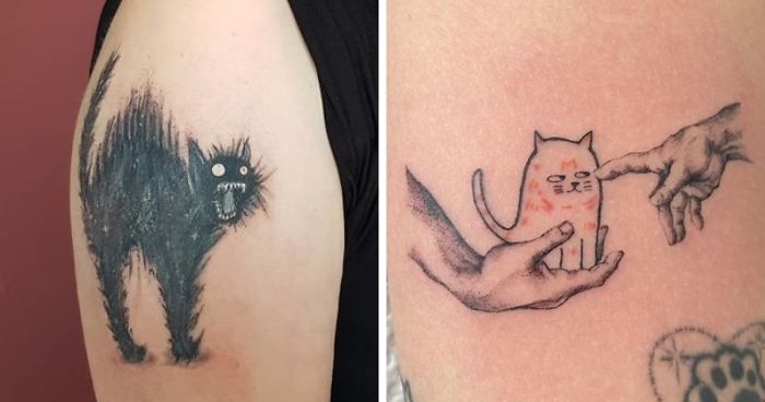 33 People Who Got Absolutely Awesome Cat Tattoos