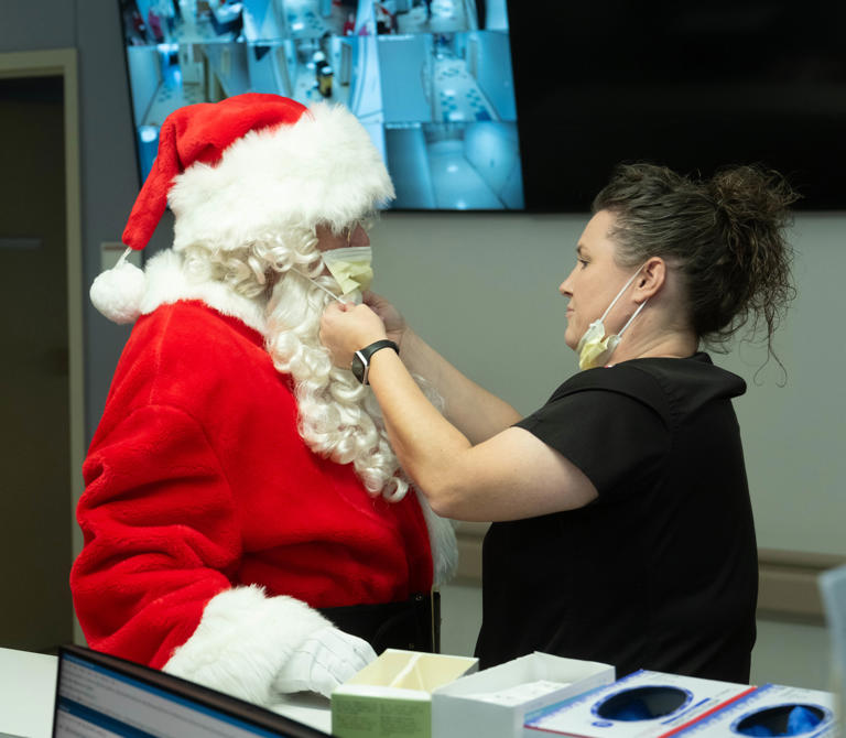 Santa brings holiday cheer to patients at Northwest Texas Healthcare