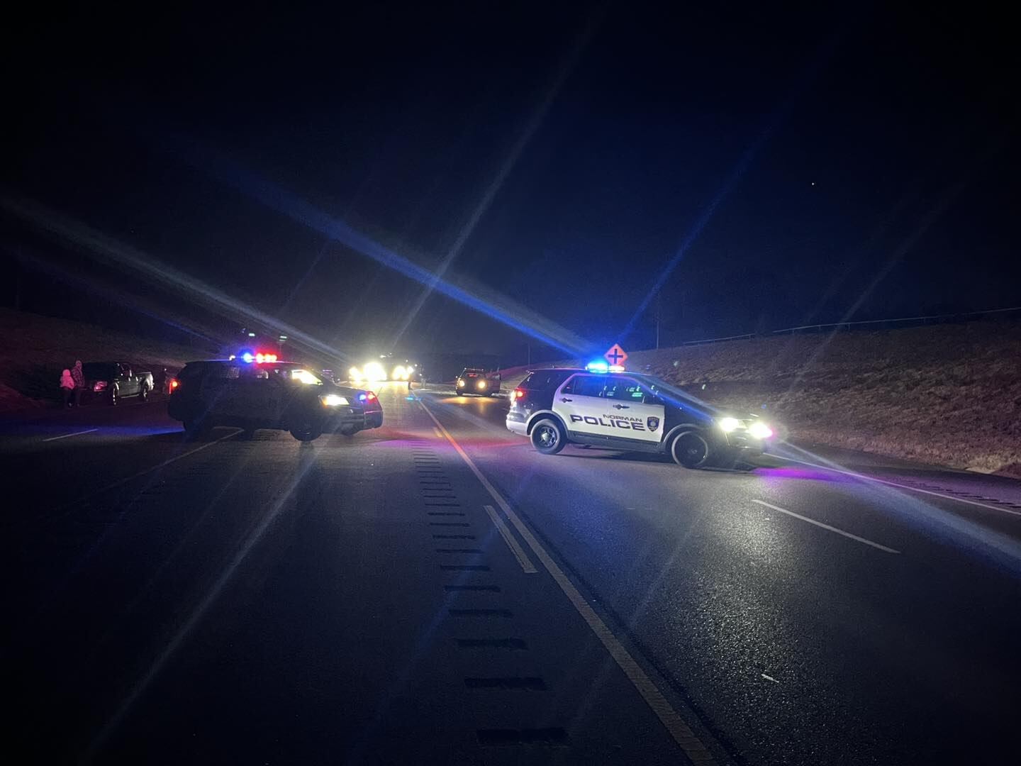 Norman police officer in critical condition after being struck by vehicle