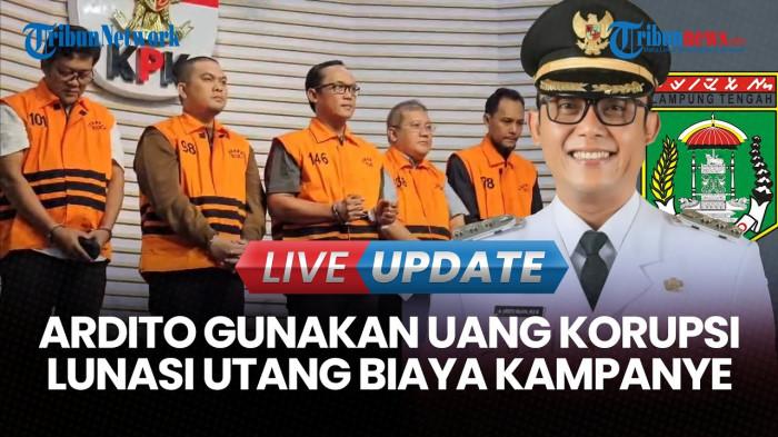 Bupati Ardito Wijaya Pakai Rompi Tahanan KPK, Masih Godai Wartawati