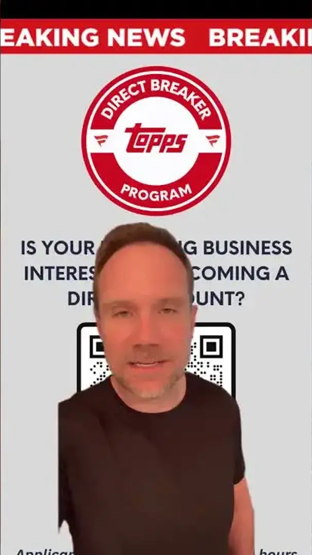 Topps direct accounts now available for shops & breakers