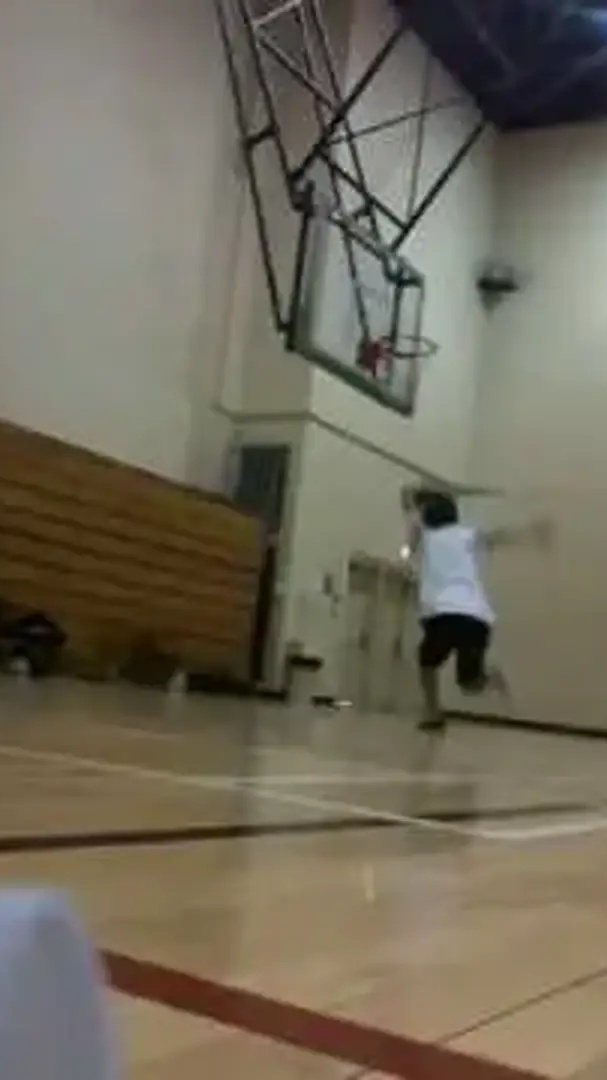 Insane 10-foot rim dunks