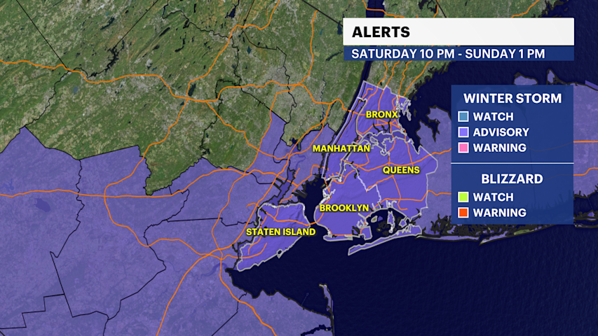 Storm watch: Sun and clouds before snow late Saturday in the Bronx