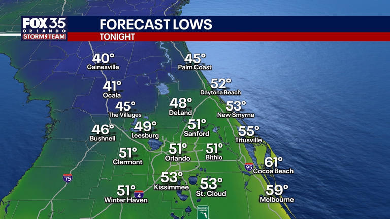 Orlando weather: Warmer temperatures across Central Florida this weekend